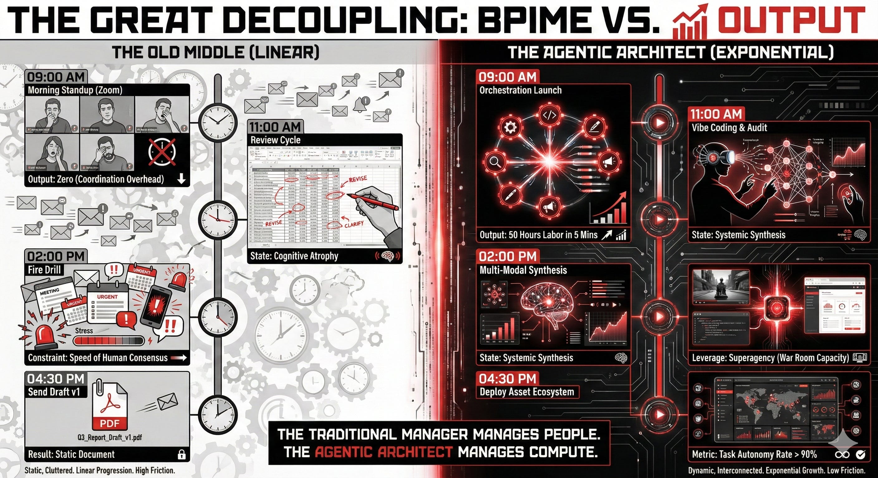The Hollow Middle & The Rise of the Agentic Architect