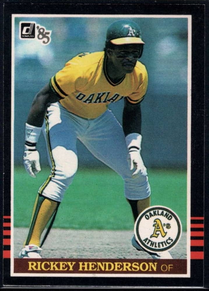 Amazon.com: 1985 Donruss #176 Rickey Henderson : Collectibles & Fine Art