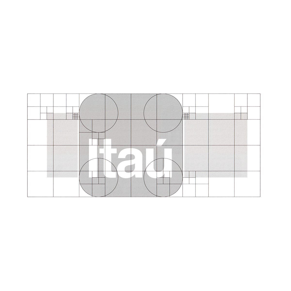 Alexandre Wollner's 1972 logo for Brazilian bank Itaú