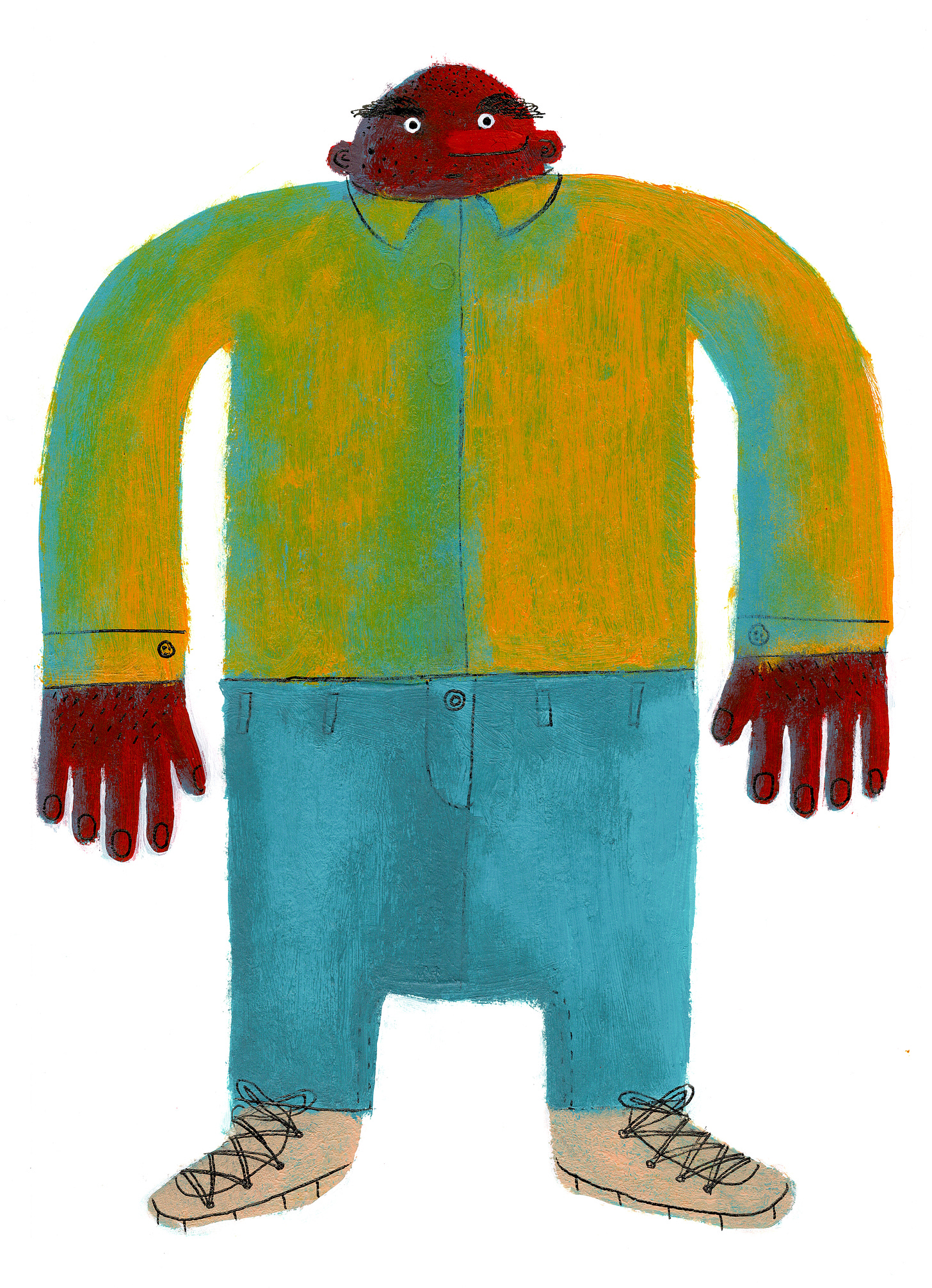 Uomo rosso ©Júlia Ventura Bruguera