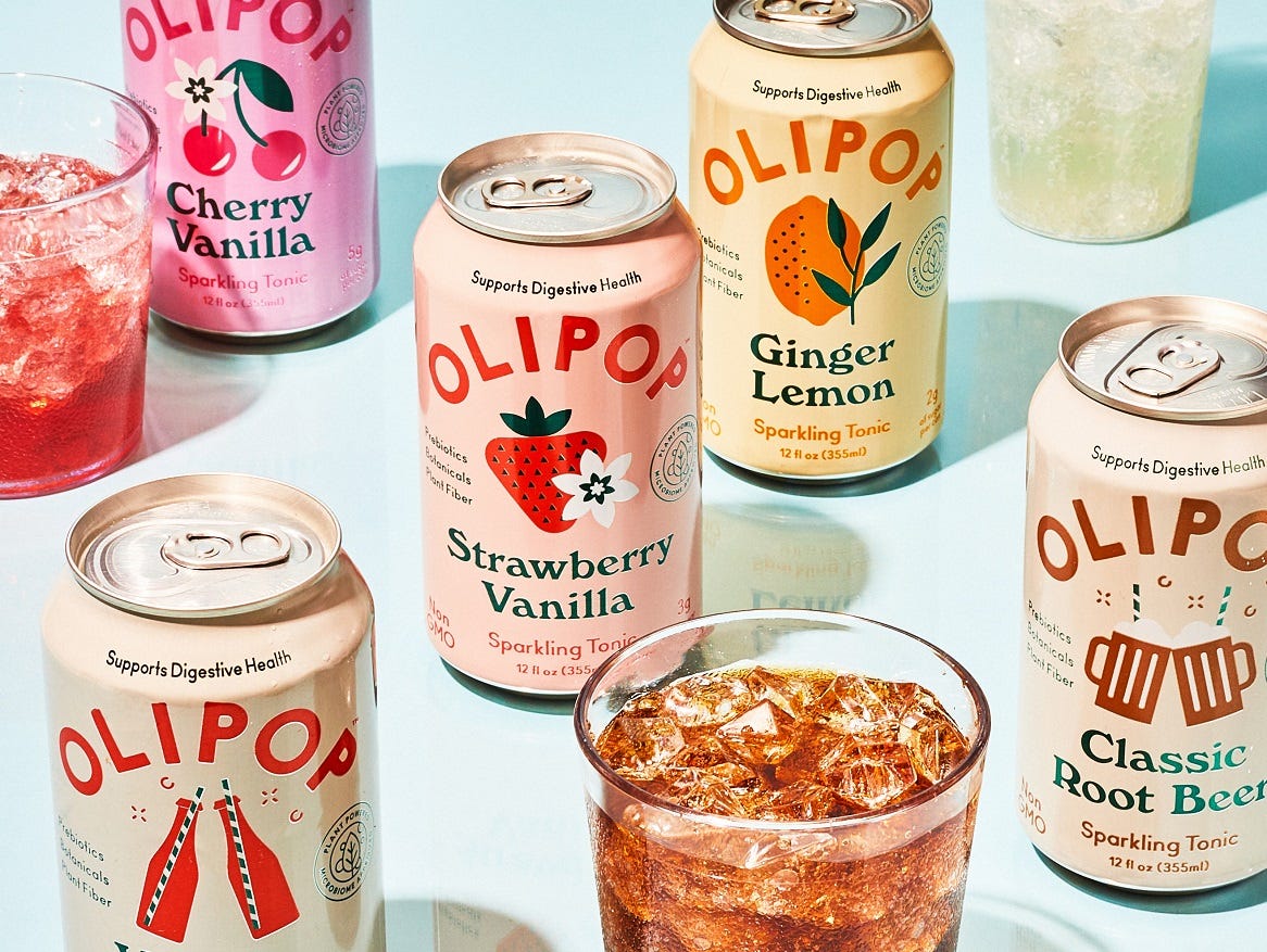 OLIPOP brings digestive health benefits, less sugar and ‘pop’ to the ...