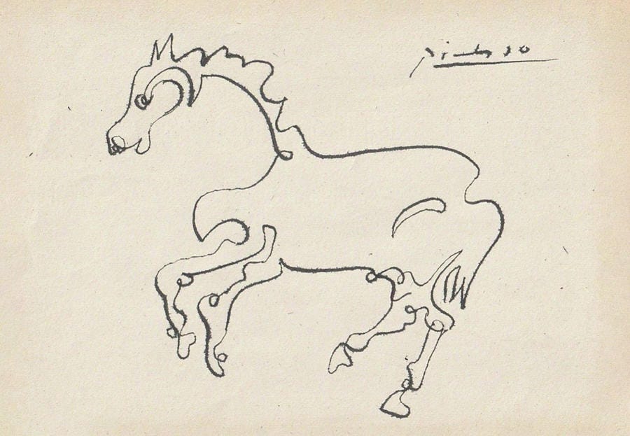 Picasso's Horse Isn't About Time (It's About Truth)