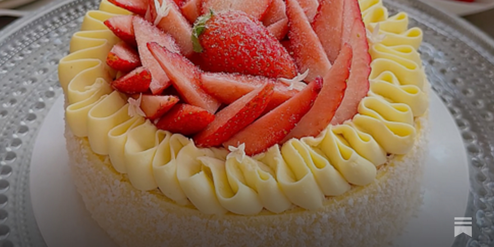 Strawberry Elderflower Cake - Soohyun Lee
