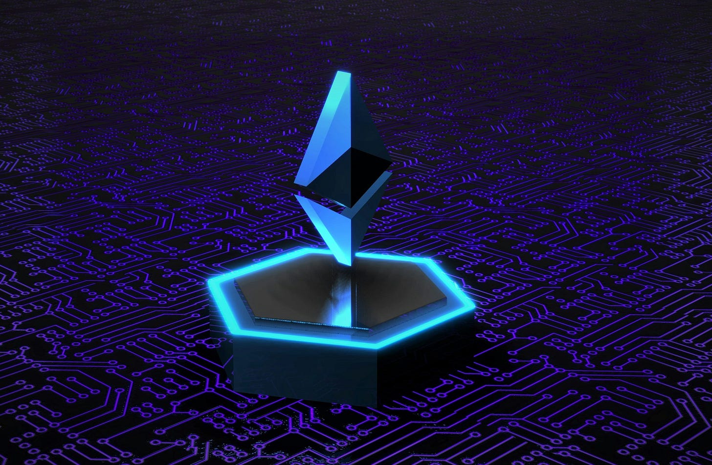 Representación moderna de Ethereum.