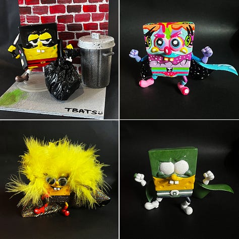 spongebob squarepants custom vinyl figures