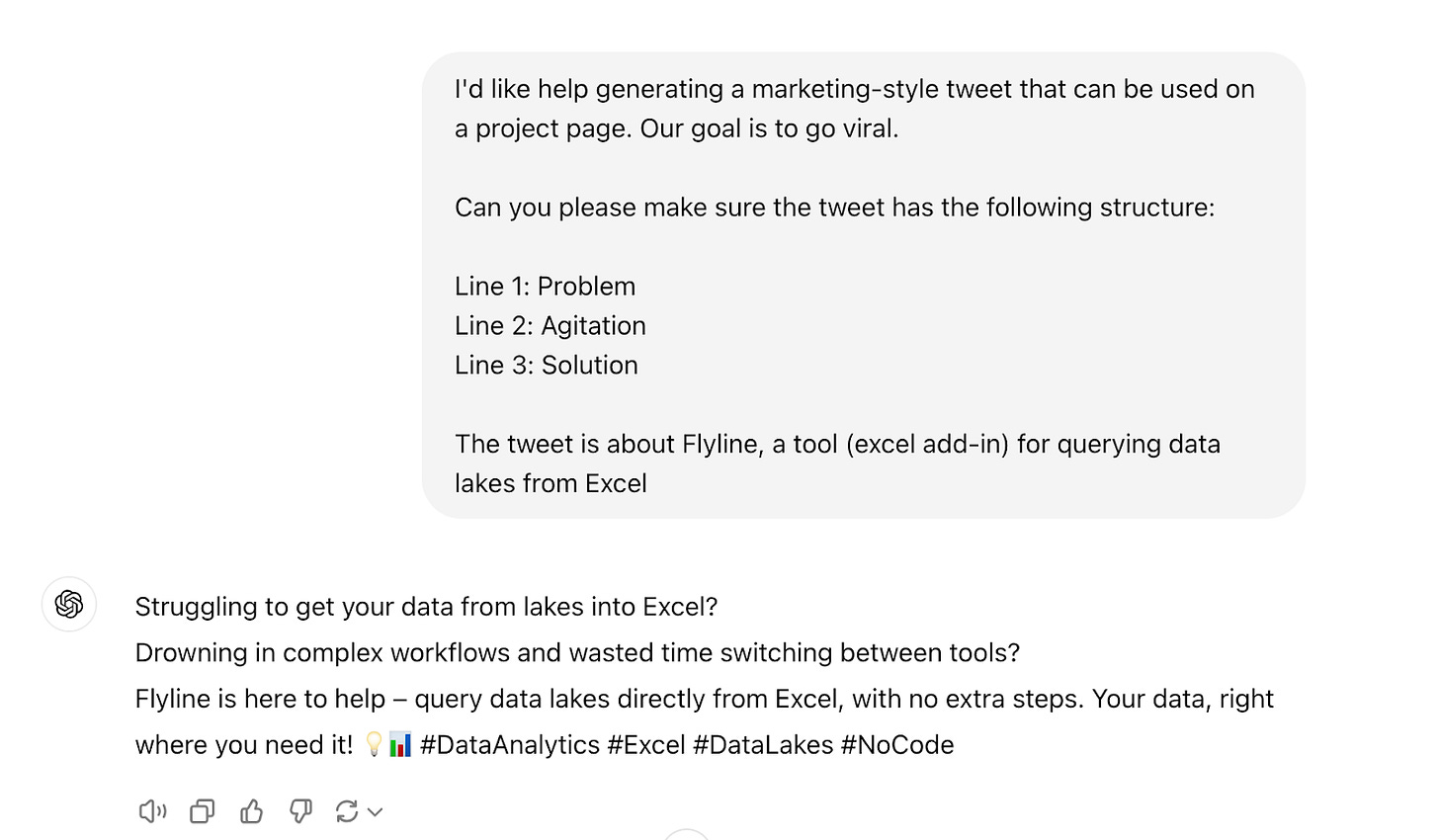 A ChatGPT-based example