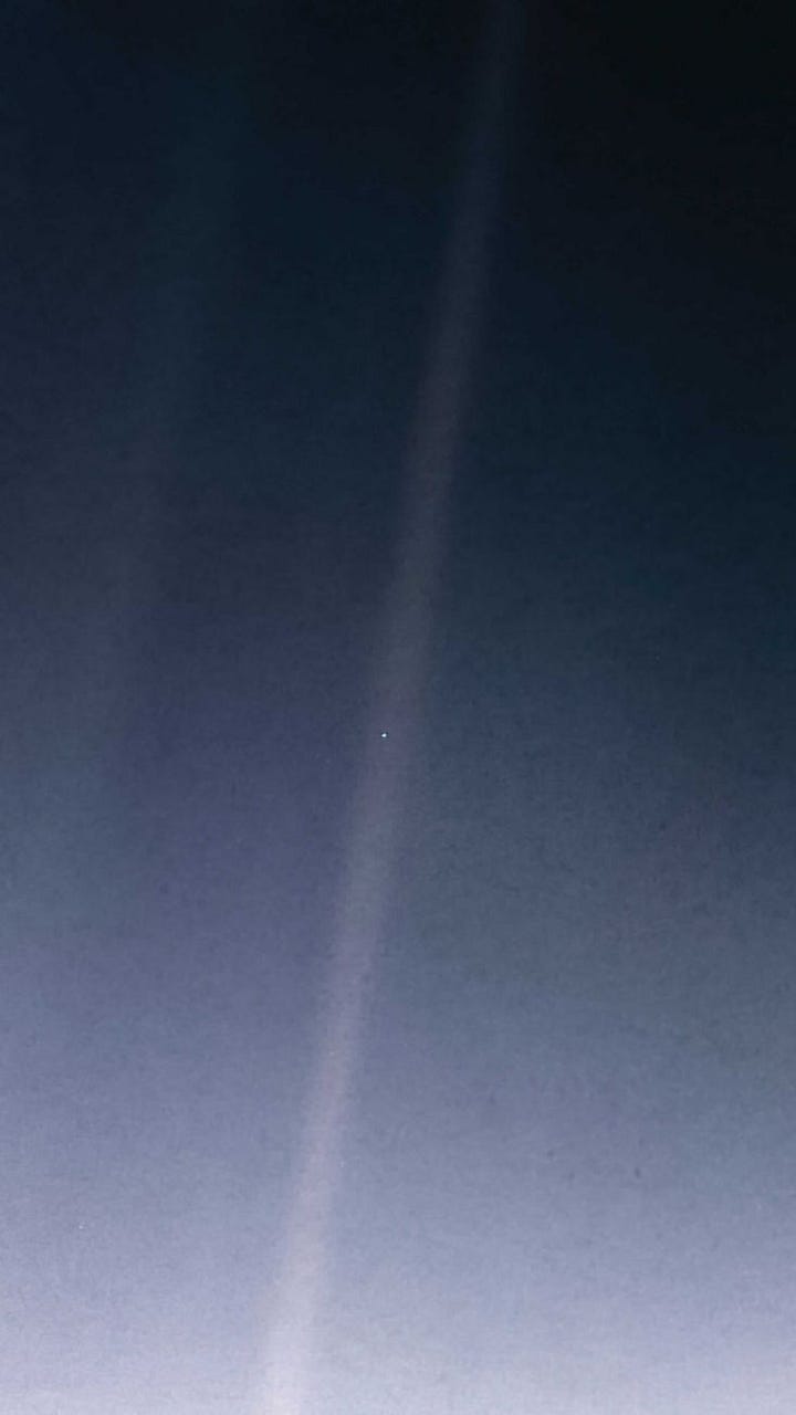 Adam Goodison, Vacuum flowers & The Voyager's Pale Blue Dot