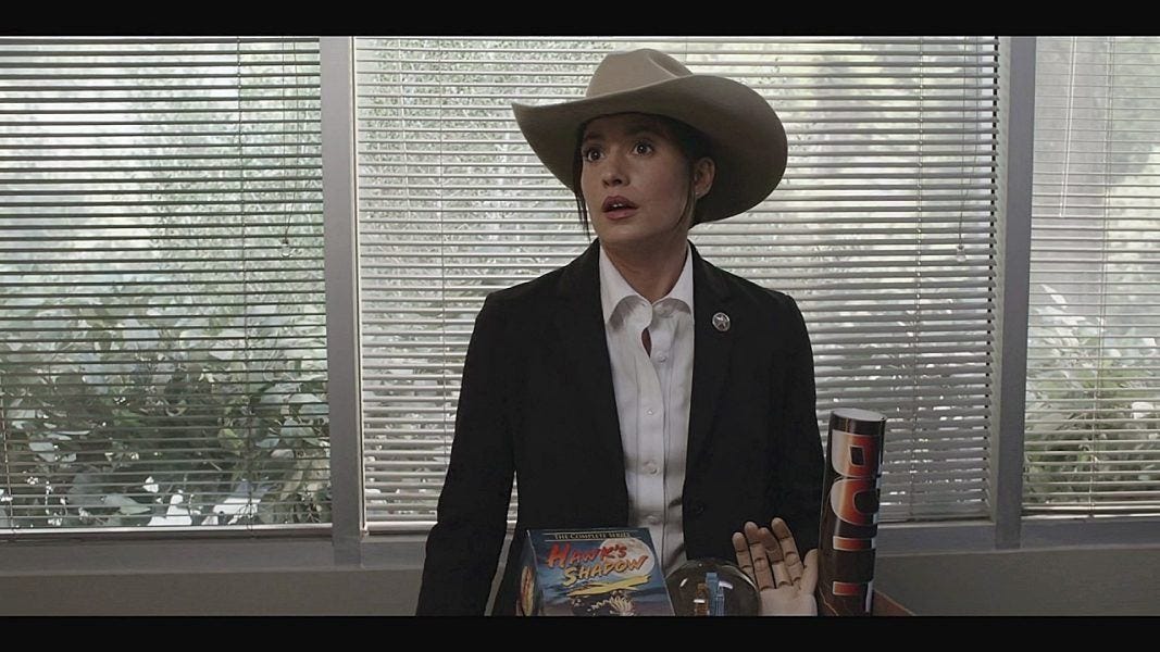 Cassie on Walkers gets promoted over Trey. Cassie on Walkers gets promoted over Trey.