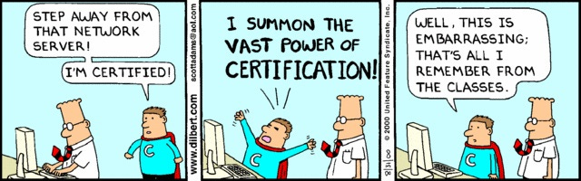 To Certify or not to Certify? - The Signal Chief To Certify or not to Certify? - The Signal Chief