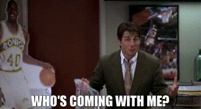 YARN | Who's coming with me? | Jerry Maguire (1996) | Video gifs by quotes  | 0303d379 | 紗