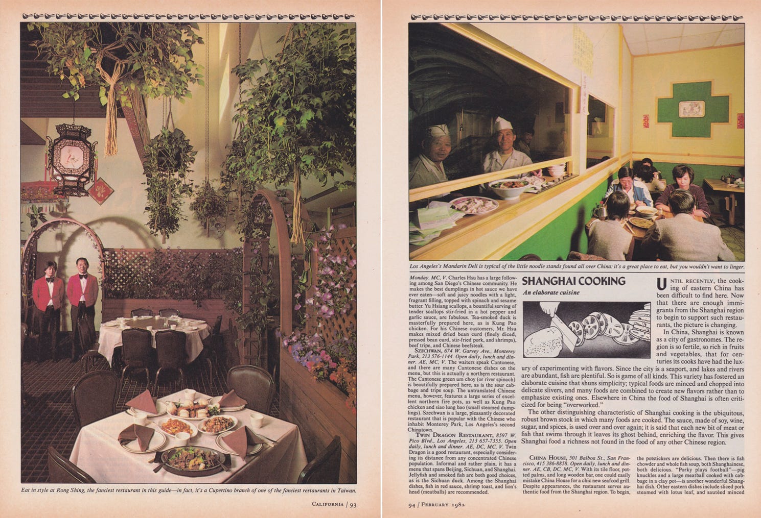 Chinese Food in America's Past - by Ruth Reichl - La Briffe
