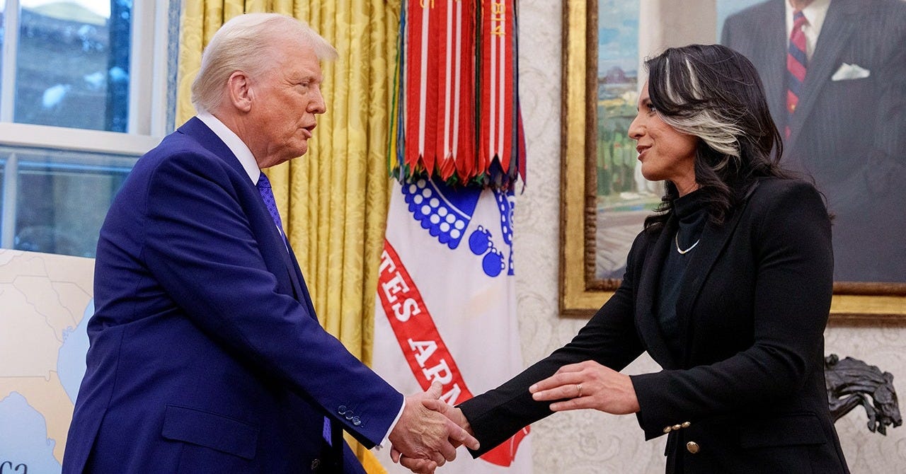 Trump confirms what Tulsi Gabbard was doing at Georgia election center Trump confirms what Tulsi Gabbard was doing at Georgia election center