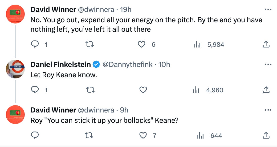 David Winner tweet replying to Finkelstein