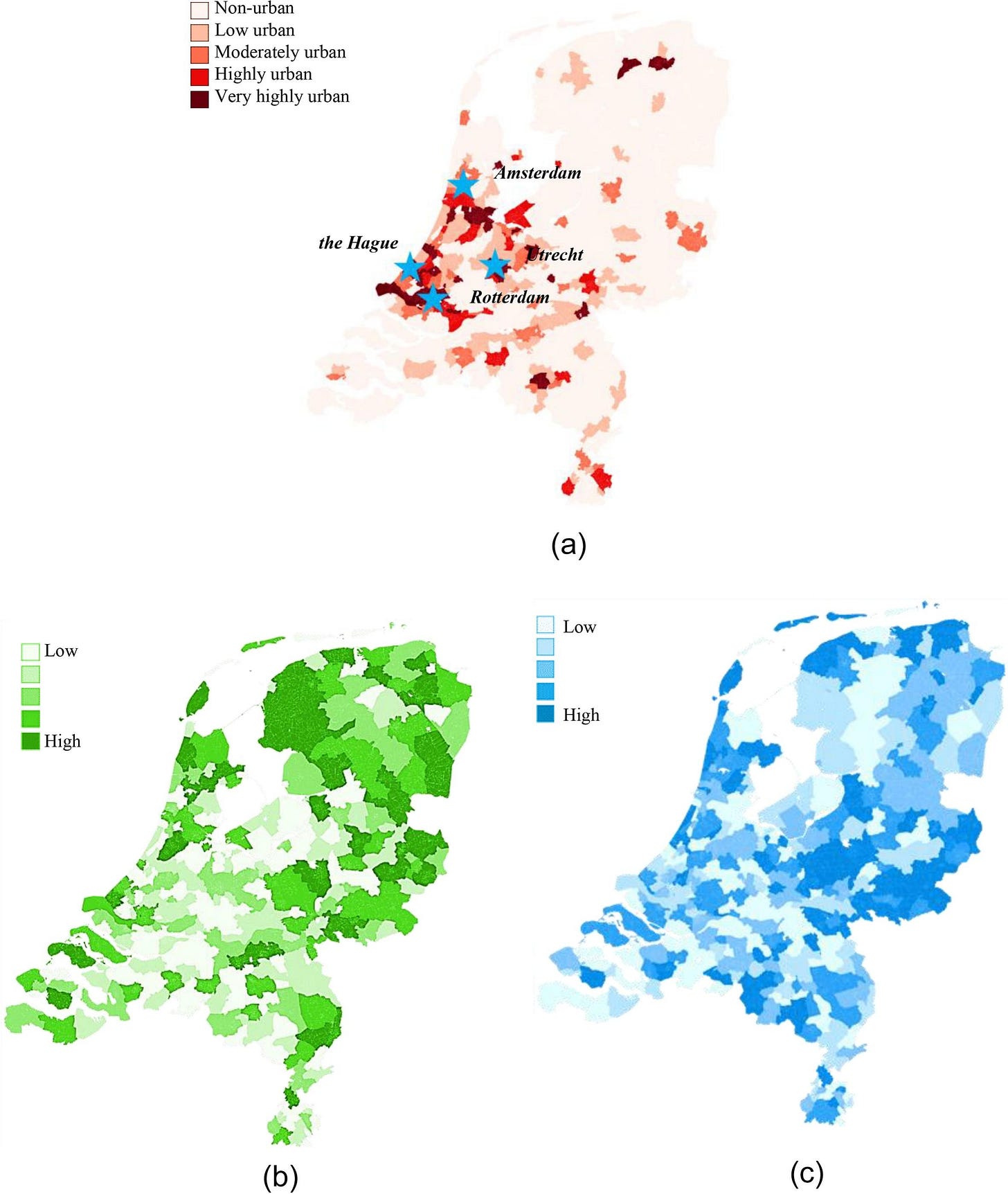 Carte de chaleur des pays-bas