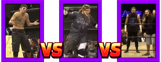 [Match Graphic: Mouse vs. Alex Stretch vs. Nathan Mowery]