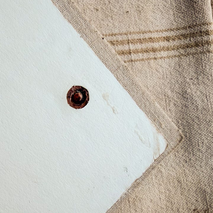 antique. leather for making my journal