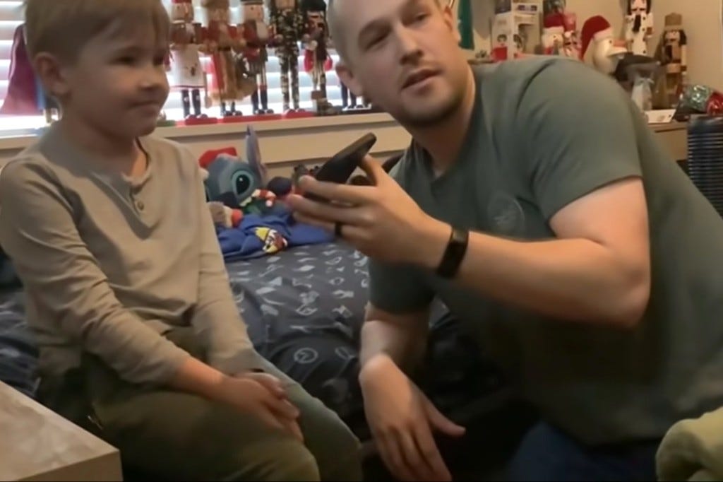 Jared Schmeck and son