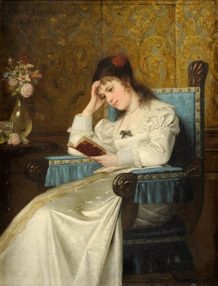Old Paintings | Reading art, Woman reading, Beauty paintings