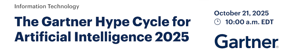 The Gartner Hype Cycle for Artificial Intelligence 2025 (Oct. 22nd)