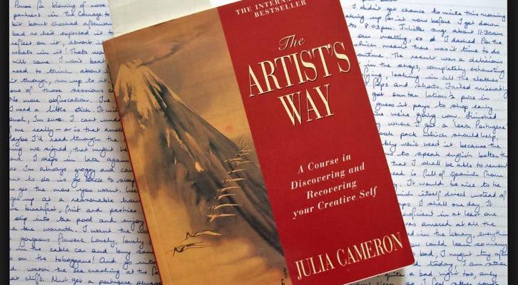 The Artist's Way + library treasures + Louise Penny
