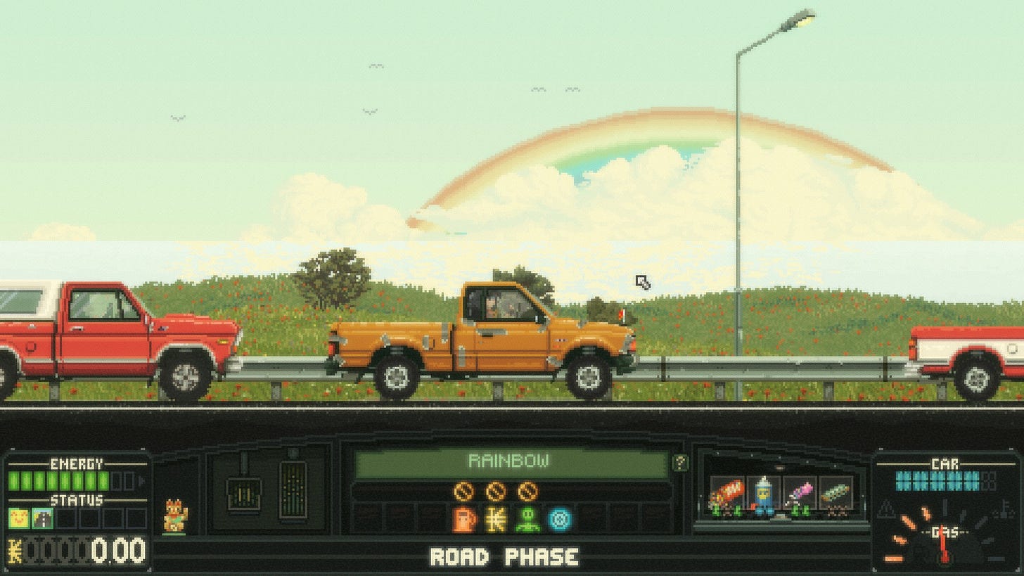 Μία μάχη απέναντι σε ένα ουράνιο τόξο στο Keep Driving