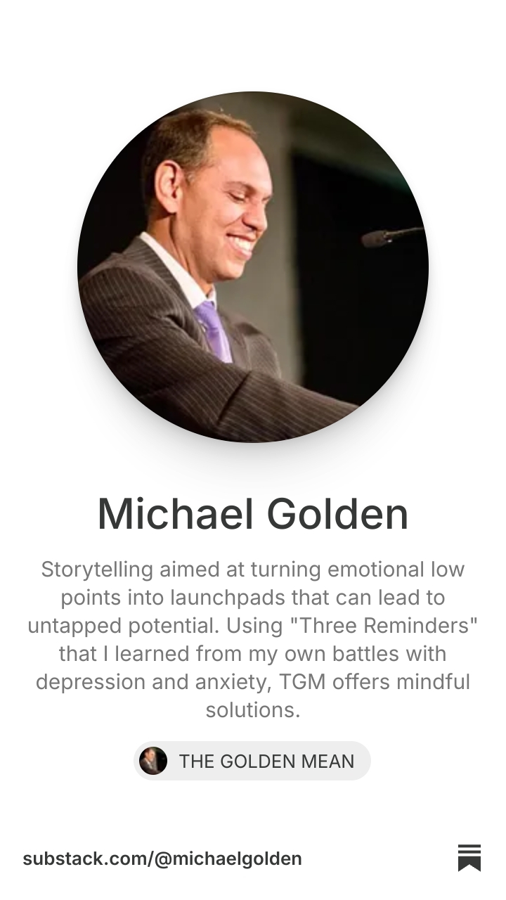 Michael Golden | Substack