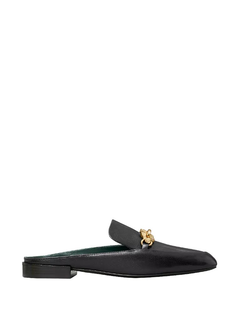Tory Burch Jessa Leather Backless Loafers Tory Burch Jessa Leather Backless Loafers