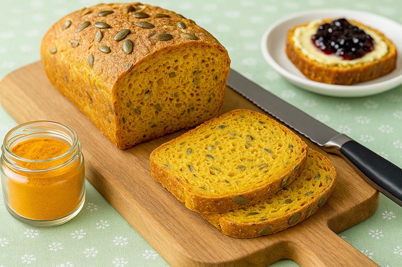 Pâine artizanală cu semințe și cătină uscată