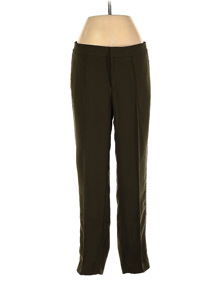 Banana Republic 100% Polyester Green Dress Pants Size 2 (tall) - photo 1