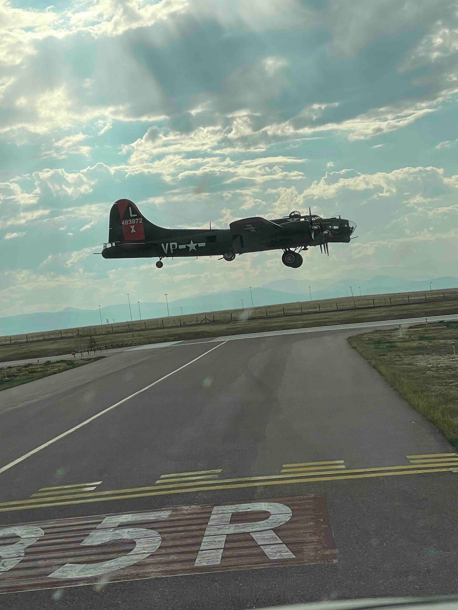 B-17 in flight
