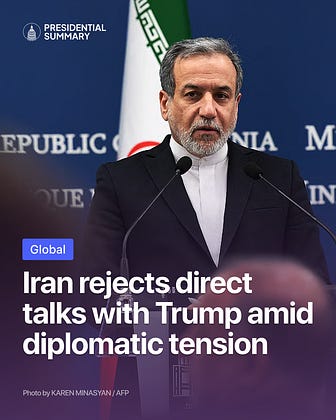 Presidential Summary Substack