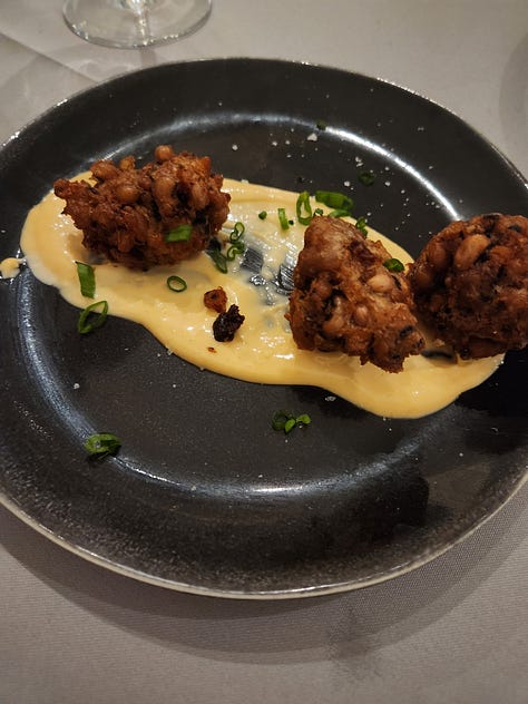 various pictures of food and friends