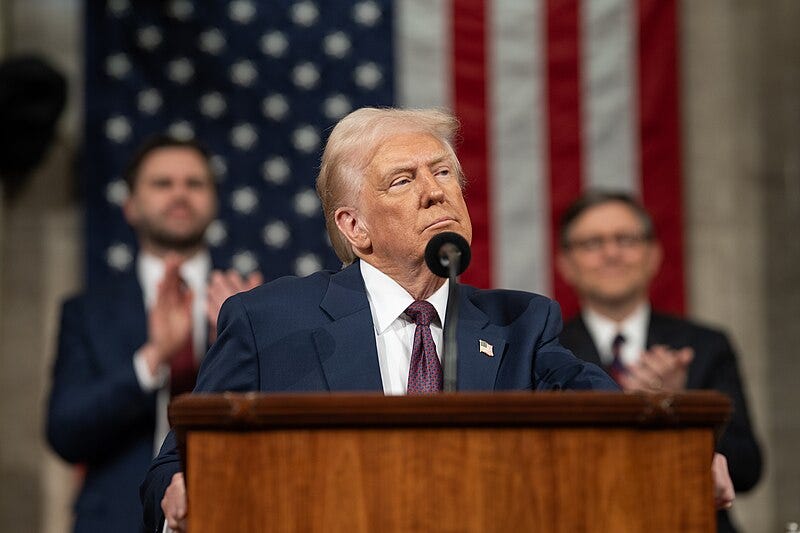 File:President Trump speech to joint session of Congress, 2025.jpg File:President Trump speech to joint session of Congress, 2025.jpg