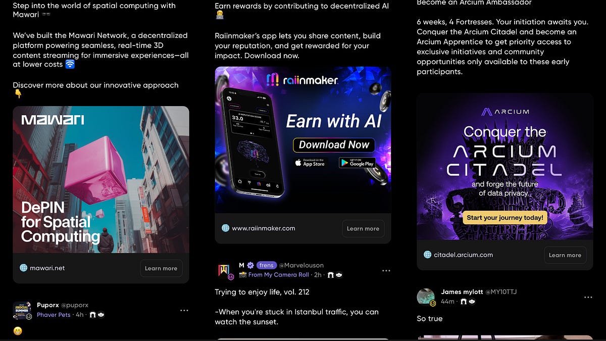 Onchain social ads are here