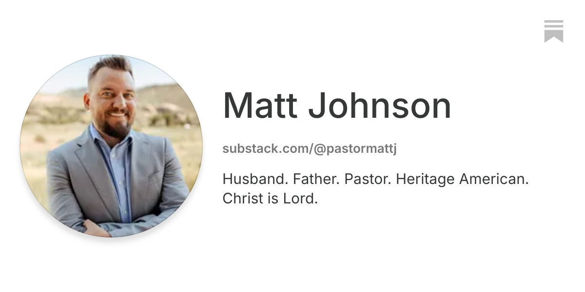 Matt Johnson | Substack