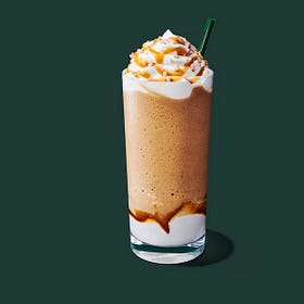 What is the productive version of Caramel Ribbon Crunch Frappuccino?