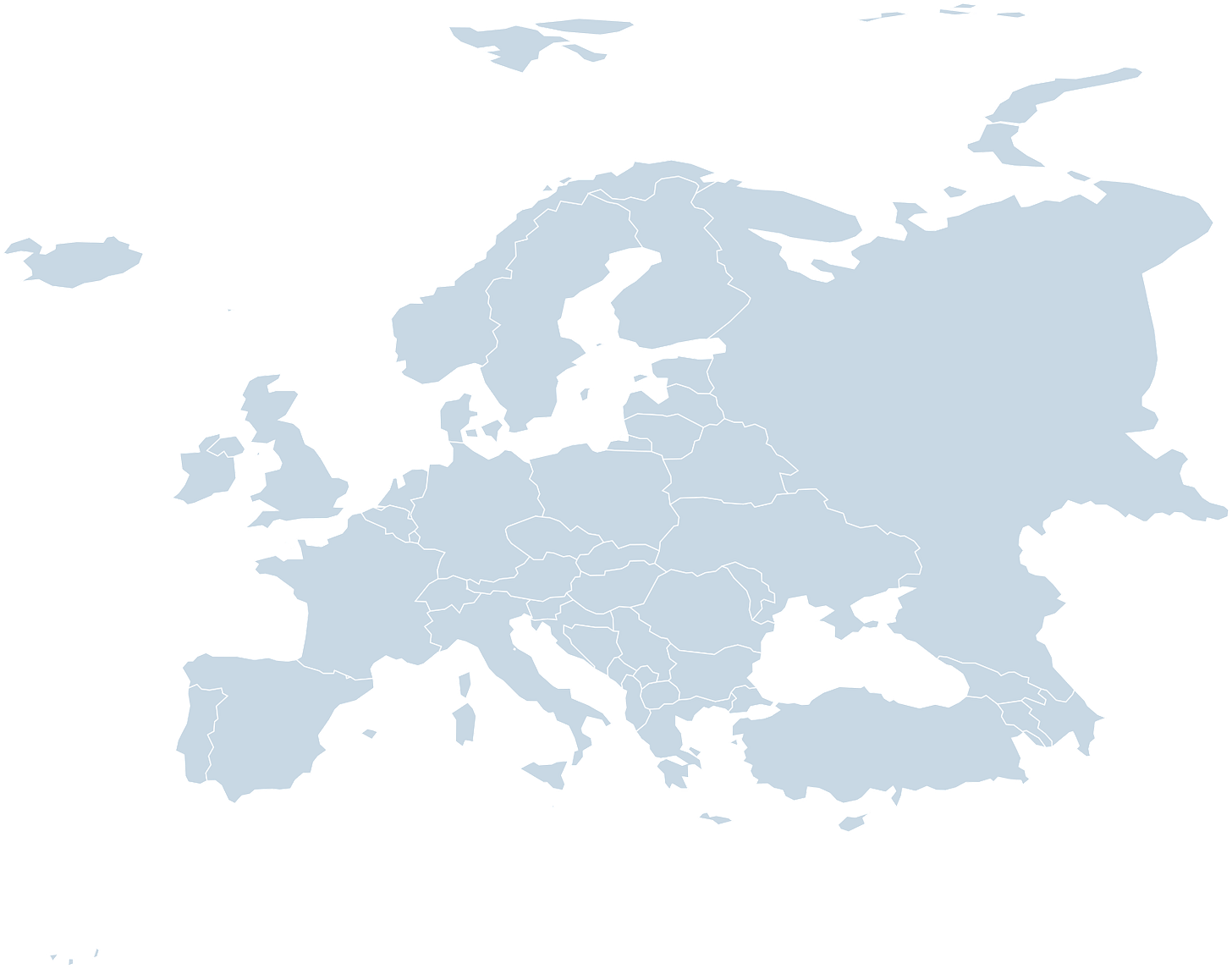 Europe SVG map