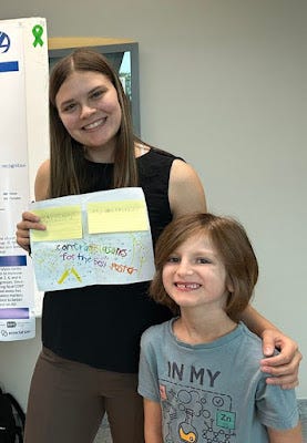 Poster award made by eight year old poster judge