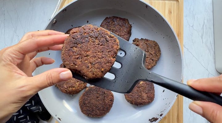 Receta de Hamburguesas de frijoles negros