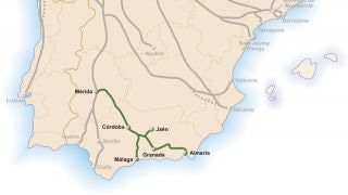 Mapa del Camino Mozárabe