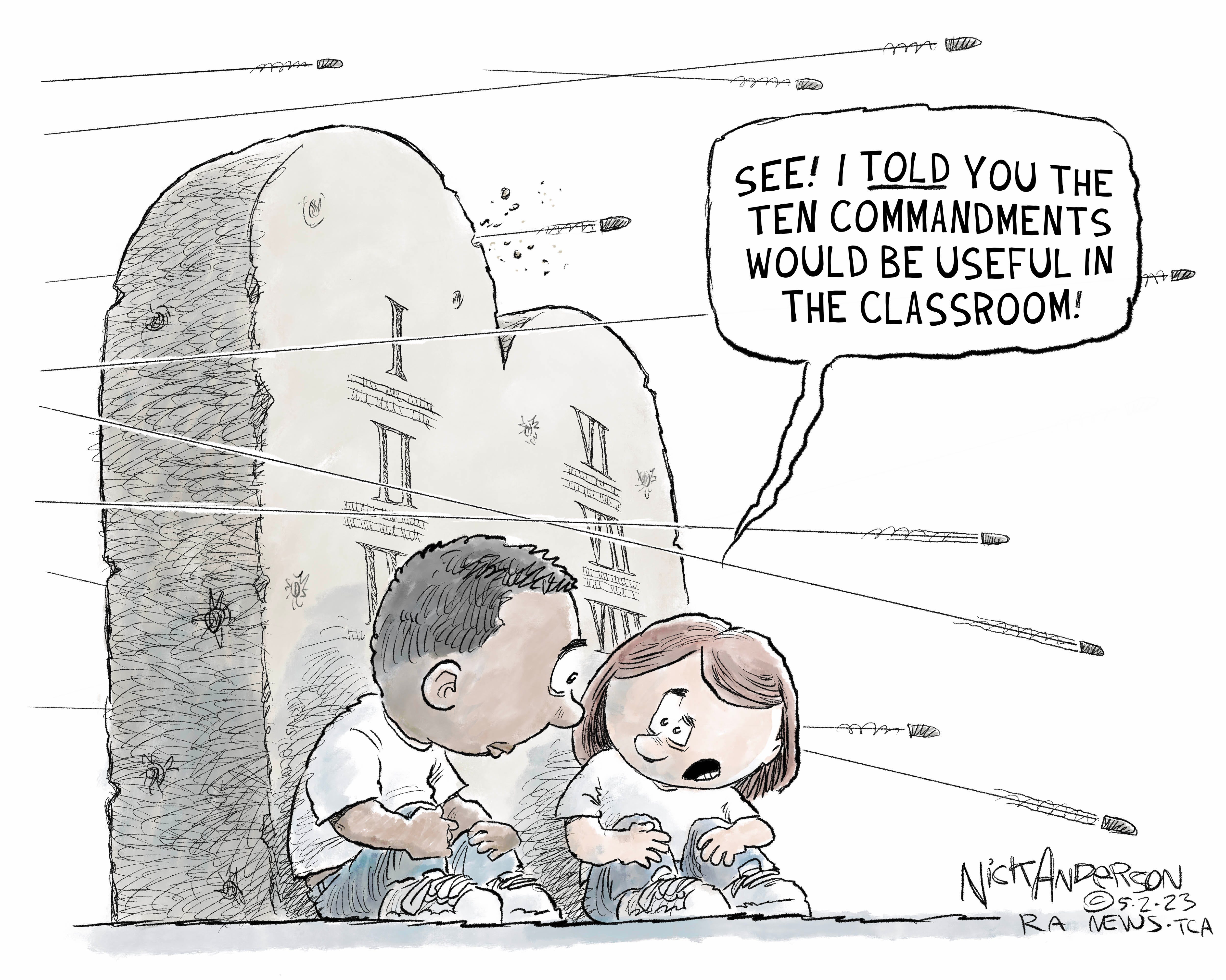 The Ten Commandments - by Nick Anderson - Pen Strokes