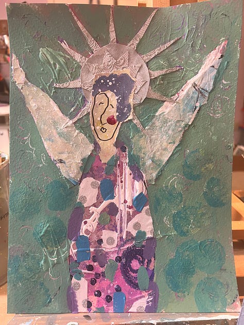 Work in Progress from the “Angels Among Us” Collection