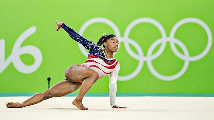 What makes Simone Biles unlike any other gymnast in the world