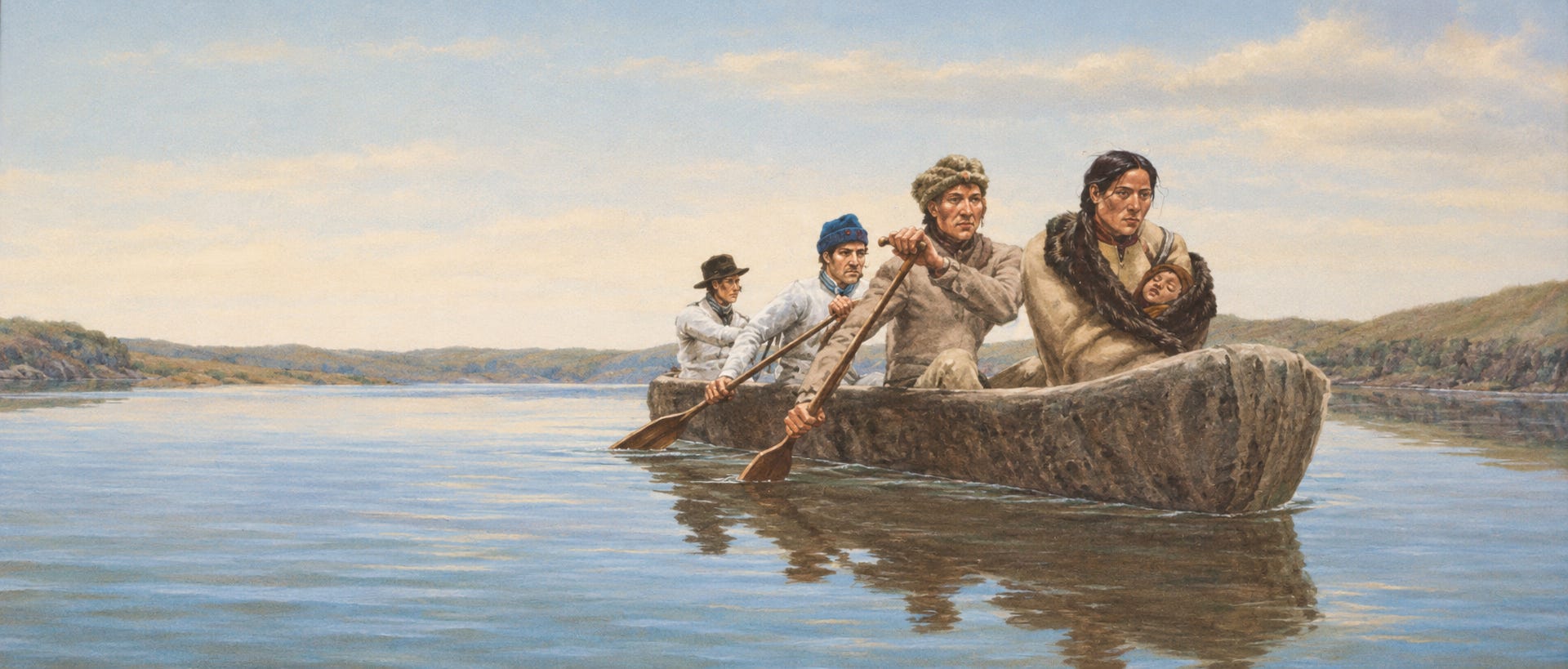Sacagawea, Charbonneau, and Pomp’s Journey to St. Louis