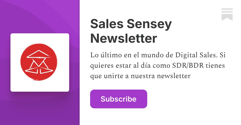 Sales Sensey Newsletter | Substack