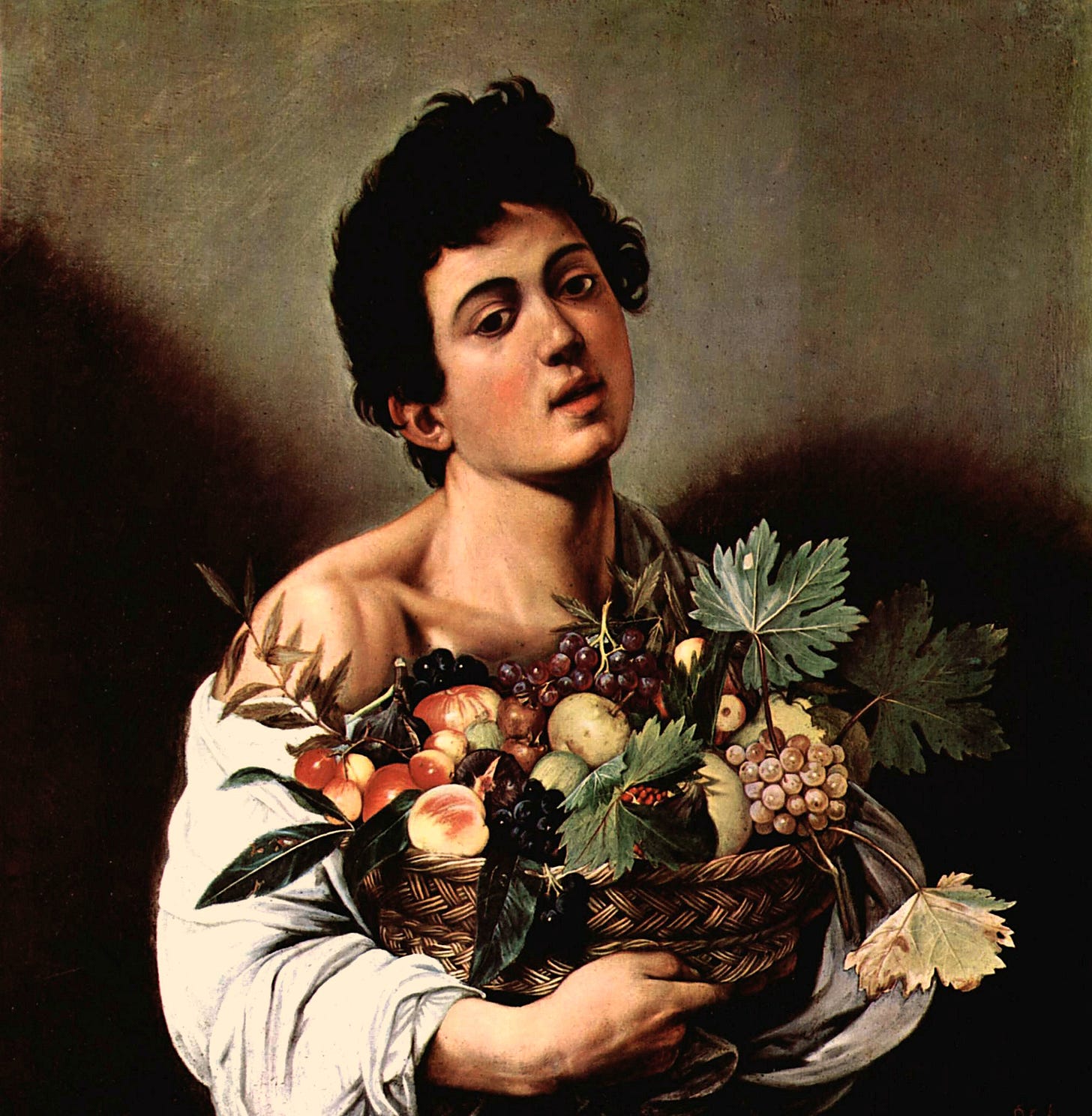 Garçon avec un panier de fruits — Wikipédia