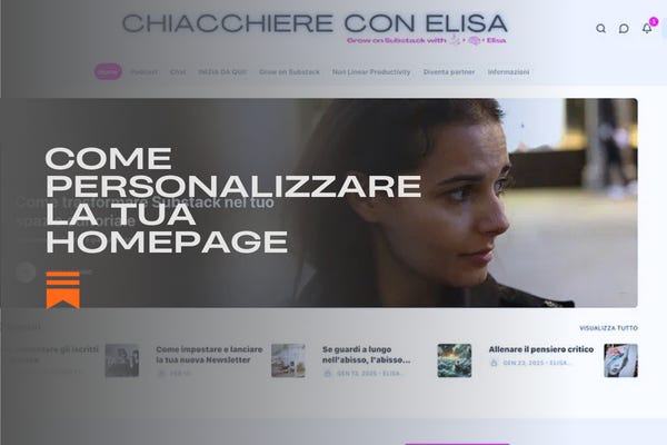 Come personalizzare la tua Homepage