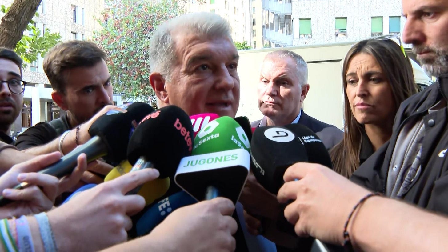 LAPORTA MIAMA BARÇA | Laporta: “El Madrid que haga lo que quiera, pero  nosotros jugaremos en Miami el 20 de diciembre”