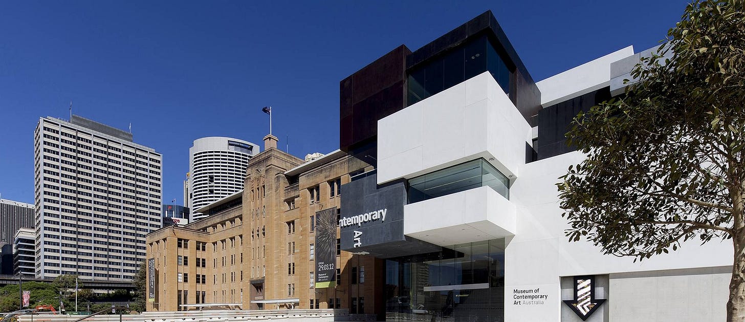Museum of Contemporary Art Australia, photograph Brett Boardmann Museum of Contemporary Art Australia, photograph Brett Boardmann