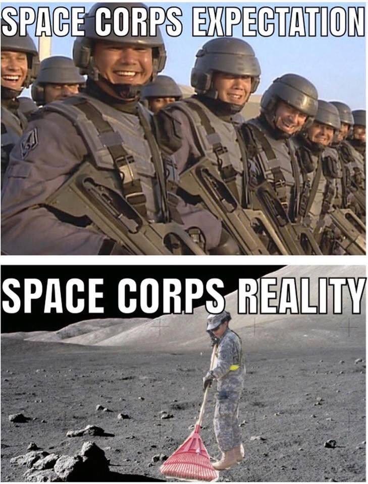 onespacepanda on X: "The amount of Space Force memes made by Active Duty  military is too damn high... you're welcome internet.  https://t.co/0A1DqjEKqx" / X